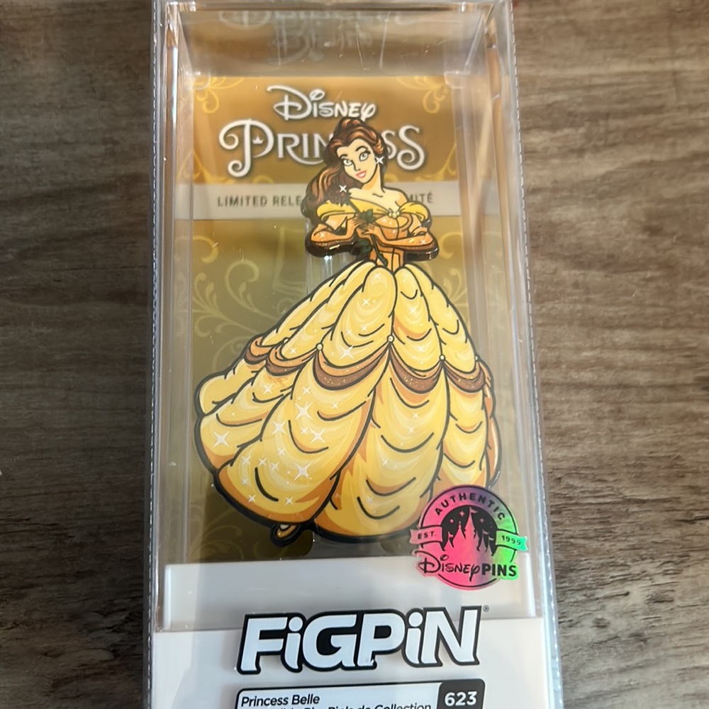 Disney Belle Figpin.  Limited Release Limited Edition NWT.  Box never opened.